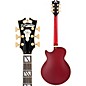 D'Angelico Deluxe Series SS Semi-Hollow Electric Guitar Satin Trans Wine