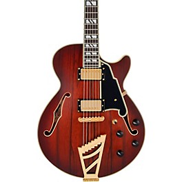 D'Angelico Deluxe Series SS Semi-Hollow Electric... D'Angelico Deluxe Series SS Semi-Hollow Electric Guitar Satin Brown Burst