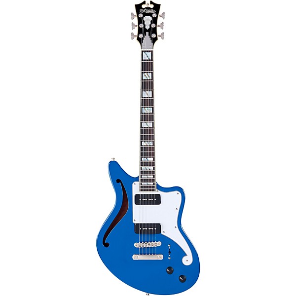 D'Angelico Deluxe Bedford SH Limited-Edition Semi-Hollow Electric Guitar Sapphire