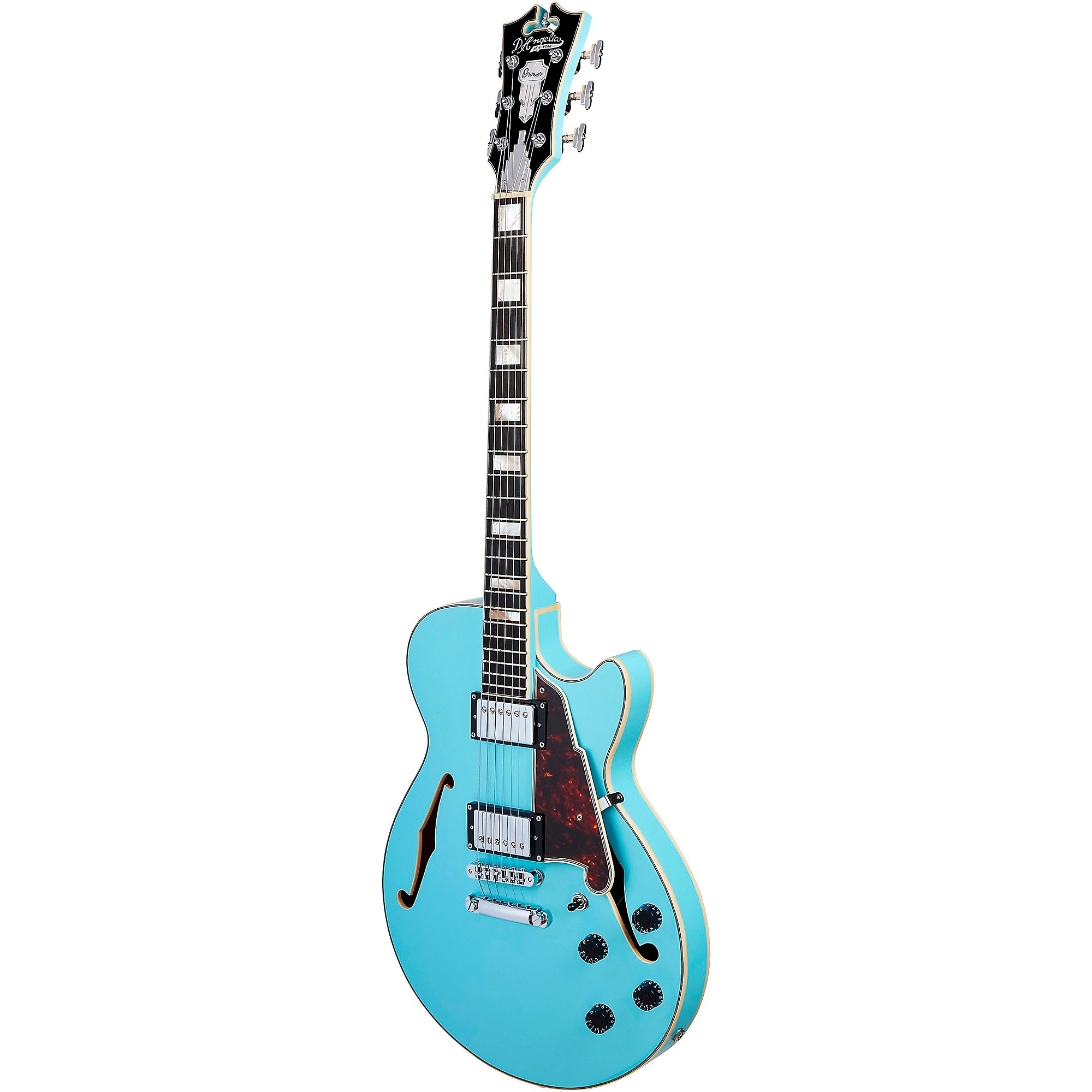 D'Angelico Premier Series SS Semi-Hollow Electric Guitar Sky Blue
