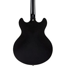 D'Angelico Premier DC Semi-Hollow Electric Guitar Black Flake