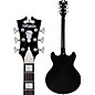 D'Angelico Premier DC Semi-Hollow Electric Guitar Black Flake