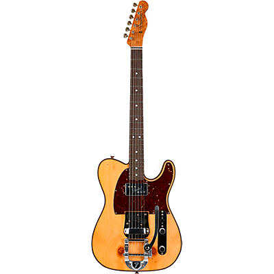 Fender Custom Shop Limited Edition Cunife Telecaster Custom Journeyman Relic Electric Guitar Aged Amber Natural for sale