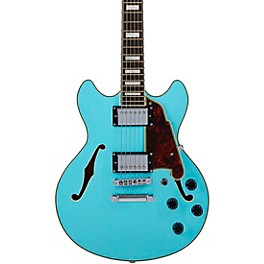 D'Angelico Premier Mini DC Semi-Hollow Electric Guitar Sky Blue