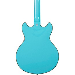 D'Angelico Premier Mini DC Semi-Hollow Electric Guitar Sky Blue