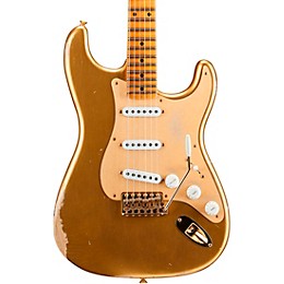 Fender Custom Shop Limited-Edition '55 Bone Tone Stratocaster Relic Electric Guitar Aged HLE Gold