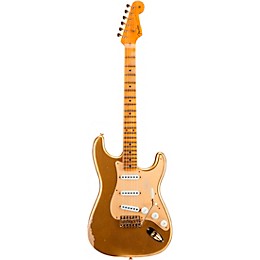 Fender Custom Shop Limited-Edition '55 Bone Tone Stratocaster Relic Electric Guitar Aged HLE Gold