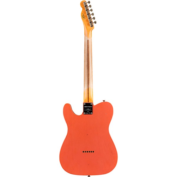 Fender Custom Shop Limited-Edition Tomatillo Telecaster Journeyman Relic Electric Guitar Tahitian Coral