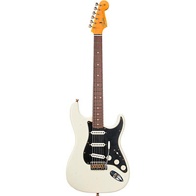 Fender Custom Shop Postmodern Stratocaster Journeyman Relic Rosewood Fingerboard Electric Guitar Olympic White for sale
