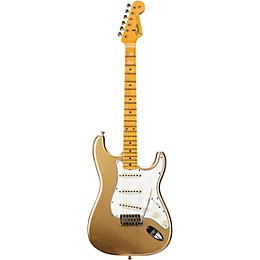 Fender Custom Shop Postmodern Stratocaster Journeyman Relic Maple Fingerboard Electric Guitar Aztec Gold