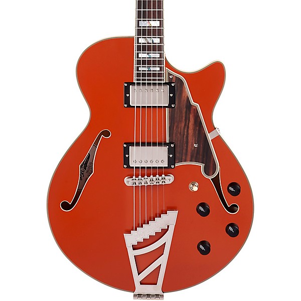 Open Box D'Angelico Deluxe Series SS Limited Edition Semi-Hollow Electric Guitar Level 2 Rust 194744871795