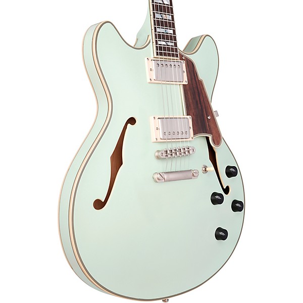 D'Angelico Deluxe Series DC Limited Edition Semi-Hollow Electric Guitar Sage