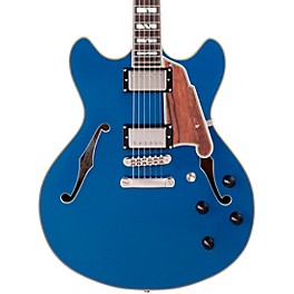 D'Angelico Deluxe Series DC Limited Editi... D'Angelico Deluxe Series DC Limited Edition Semi-Hollow Electric Guitar Sapphire