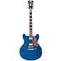 D'Angelico Deluxe Series DC Limited Edition Semi-Hollow Electric Guitar Sapphire