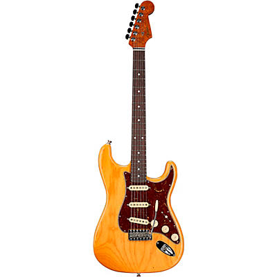 Fender Custom Shop American Custom Stratocaster Rosewood Fingerboard Electric Guitar Amber Natural for sale