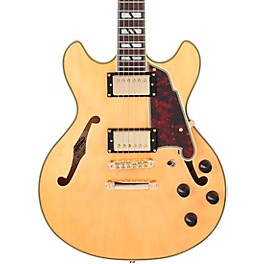 D'Angelico Deluxe Mini DC Semi-Hollow Electric Guitar Sa... D'Angelico Deluxe Mini DC Semi-Hollow Electric Guitar Satin Honey