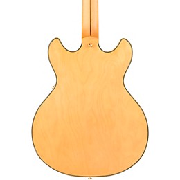 D'Angelico Deluxe Mini DC Semi-Hollow Electric Guitar Satin Honey