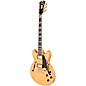 D'Angelico Deluxe Mini DC Semi-Hollow Electric Guitar Satin Honey