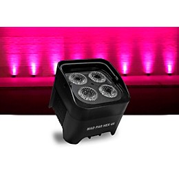 JMAZ Lighting MAD PAR HEX 4S Battery-Powered LED Uplight Black