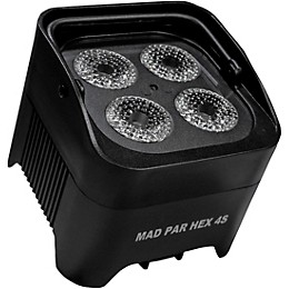 JMAZ Lighting MAD PAR HEX 4S Battery-Powered LED Uplight Black