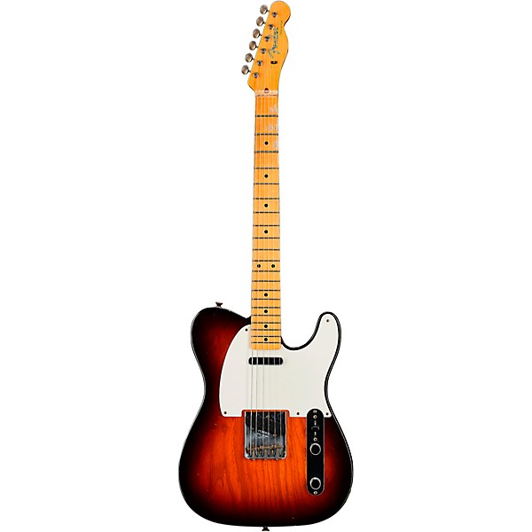 Fender Custom Shop '58 Telecaster Journeyman Relic Electric Guitar Wide Fade Chocolate 3-Color Sunburst