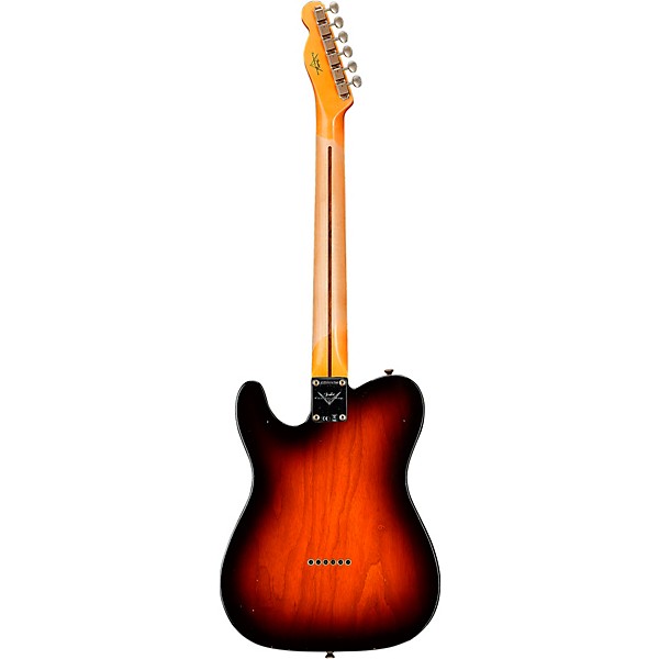 Fender Custom Shop '58 Telecaster Journeyman Relic Electric Guitar Wide Fade Chocolate 3-Color Sunburst