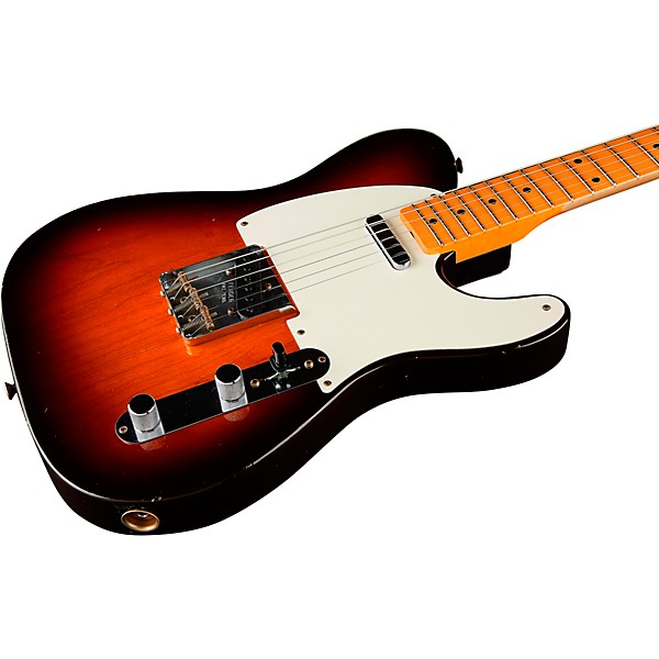 Fender Custom Shop '58 Telecaster Journeyman Relic Electric Guitar Wide Fade Chocolate 3-Color Sunburst