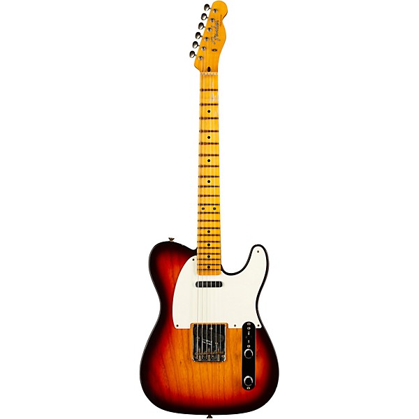 Fender Custom Shop '58 Telecaster Journeyman Relic Electric Guitar Wide Fade Chocolate 3-Color Sunburst