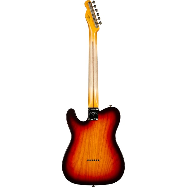 Fender Custom Shop '58 Telecaster Journeyman Relic Electric Guitar Wide Fade Chocolate 3-Color Sunburst