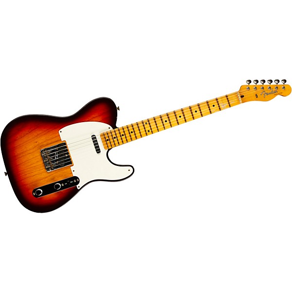 Fender Custom Shop '58 Telecaster Journeyman Relic Electric Guitar Wide Fade Chocolate 3-Color Sunburst