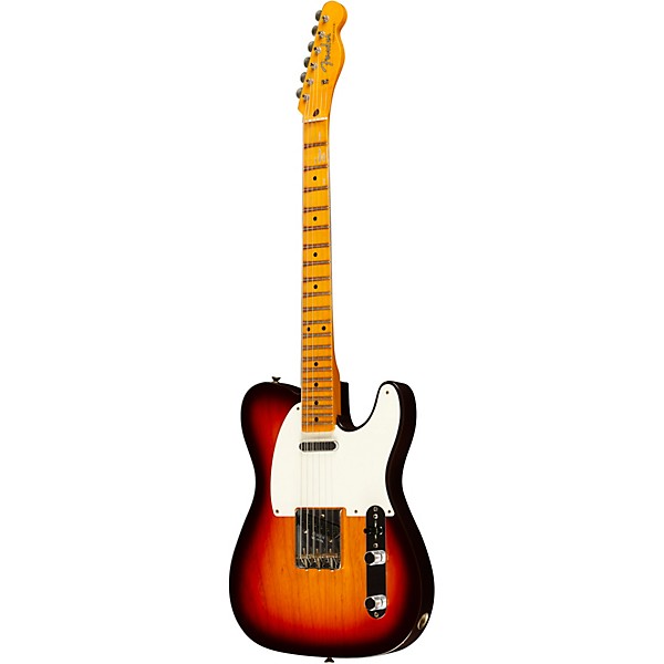 Fender Custom Shop '58 Telecaster Journeyman Relic Electric Guitar Wide Fade Chocolate 3-Color Sunburst