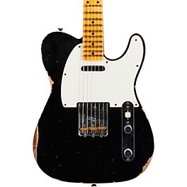 Fender Custom Shop '59 Telecaster Custom Relic Maple Electric Guitar Aged Black