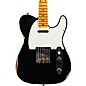 Fender Custom Shop '59 Telecaster Custom Relic Maple Electric Guitar Aged Black thumbnail