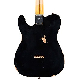 Fender Custom Shop '59 Telecaster Custom Relic Maple Electric Guitar Aged Black