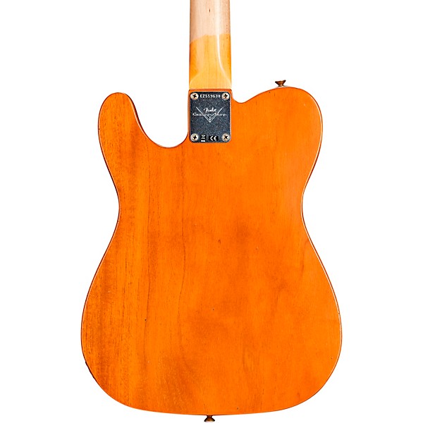 Fender Custom Shop '68 Telecaster Thinline Journeyman Relic Vintage Kalamazoo Mahogany Electric Guitar Aged Natural