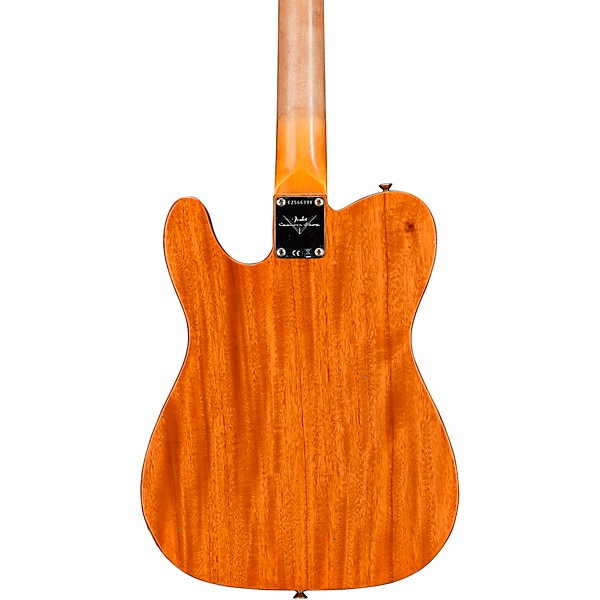 Fender Custom Shop '68 Telecaster Thinline Journeyman Relic Vintage Kalamazoo Mahogany Electric Guitar Aged Natural