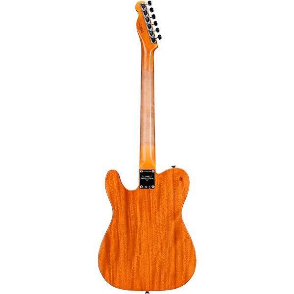 Fender Custom Shop '68 Telecaster Thinline Journeyman Relic Vintage Kalamazoo Mahogany Electric Guitar Aged Natural