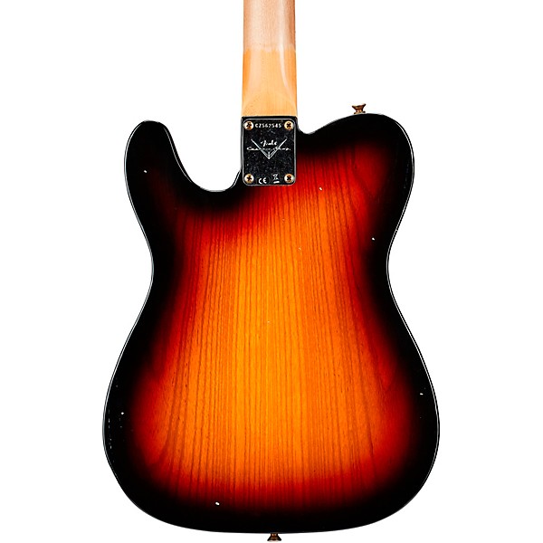 Fender Custom Shop '68 Telecaster Thinline Journeyman Relic Electric Guitar 3-Color Sunburst