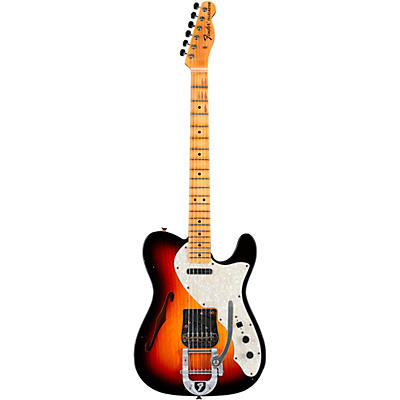 Fender Custom Shop '68 Telecaster Thinline Journeyman Relic Electric Guitar 3-Color Sunburst for sale