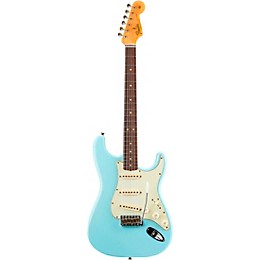 Fender Custom Shop '64 Stratocaster Journeyman Relic Electric Guitar Faded Aged Daphne Blue