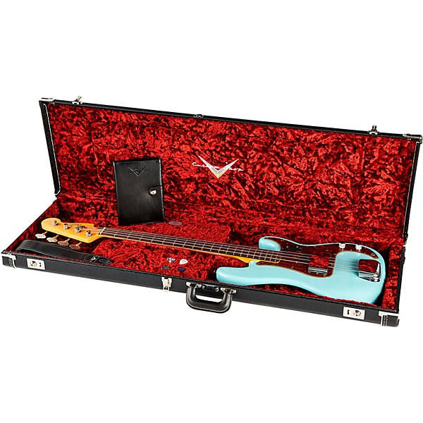 Fender Custom Shop '63 Precision Bass Journeyman Relic Aged Daphne Blue