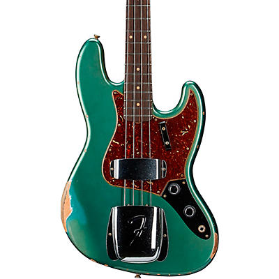 Fender Custom Shop '62 Jazz Bass Relic Aged Sherwood Green Metallic for sale