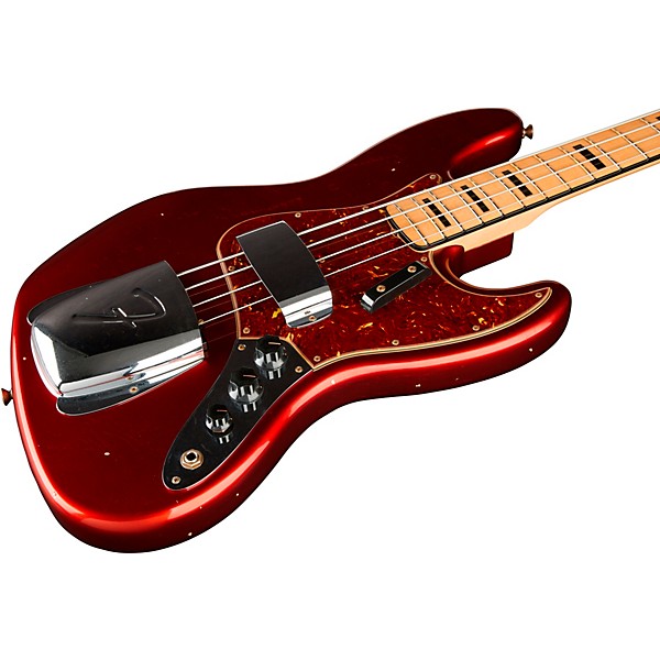Fender Custom Shop '68 Jazz Bass Journeyman Relic Aged Candy Apple Red