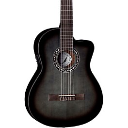 Dean Espana Classical Acoustic-Electric Guitar Black Burst