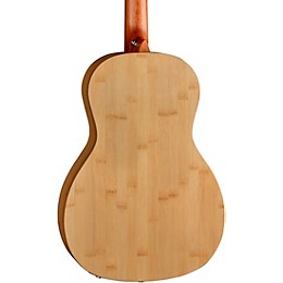 Luna Woodland Bamboo Parlor Acoustic-Electric Guitar Satin Natural