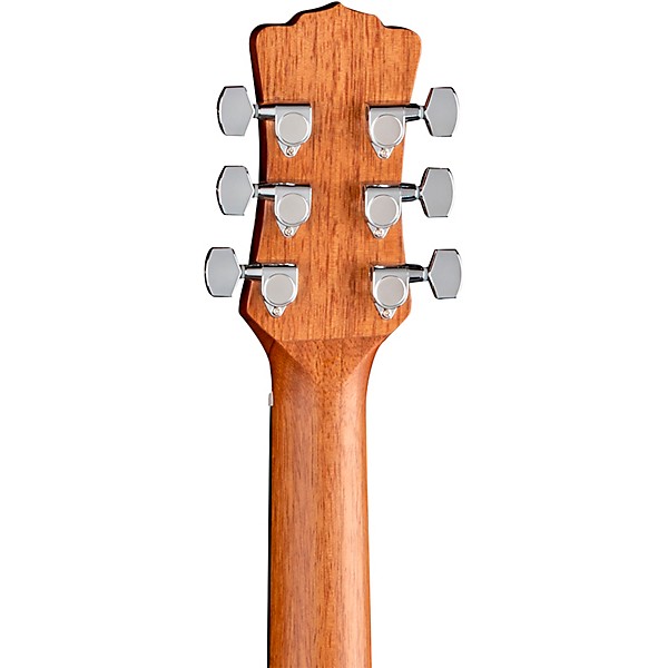 Luna Woodland Bamboo Parlor Acoustic-Electric Guitar Satin Natural