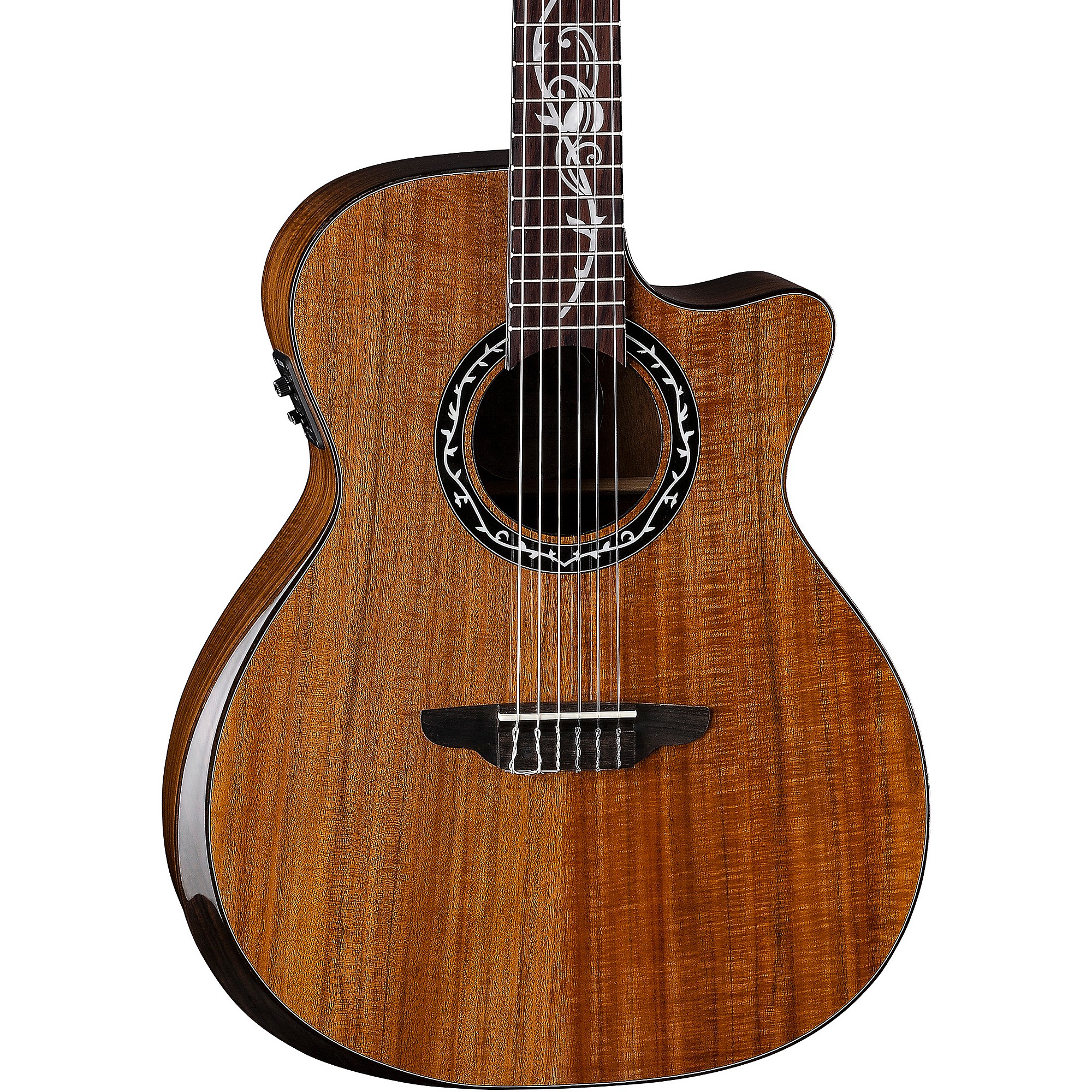 luna nylon string guitar