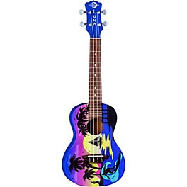 Luna Kauwela Summer Concert Ukulele Custom Graphic