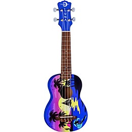 Luna Kauwela Summer Soprano Ukulele Custom Graphic
