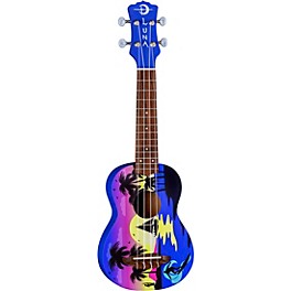 Luna Kauwela Summer Soprano Ukulele Custom Graphic